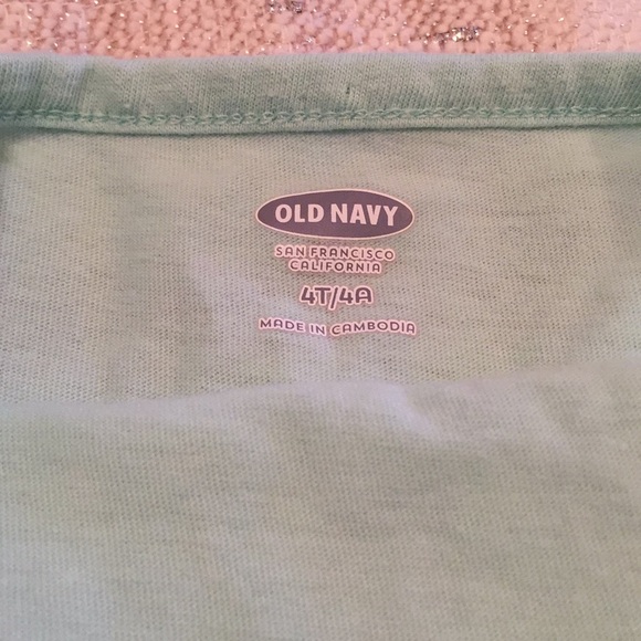 Old Navy 4t girls turquoise flowy babydoll dress - Picture 3 of 4